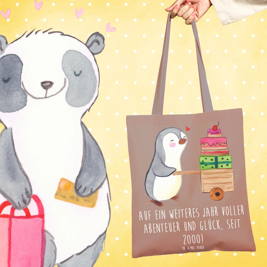 Tote bag Auf ein weiteres Jahr voller Abenteuer und Glück, seit 2000! Laptoptasche, Beuteltasche, Strandtasche, Badetasche, Einkaufstasche, Stoffbeutel, Tasche, Einkaufstüte, Schultertasche, Jutetasche, Jutebeutel, Shopper, Umhängetasche, Beutel, Stofftasche, Tragetasche, Geburtstag, Geburtstagsgeschenk, Geschenk