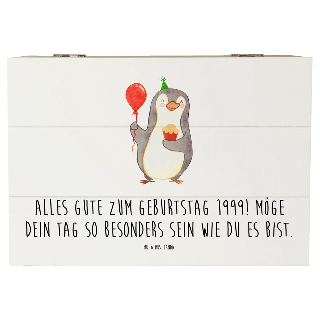 Holzkiste 1999 Geburtstag Schatzkiste, XXL, Kiste, Aufbewahrungsbox, Dekokiste, Holzkiste, Erinnerungsbox, Geschenkdose, Truhe, Geschenkbox, Erinnerungskiste, Schatulle, Geburtstag, Geburtstagsgeschenk, Geschenk