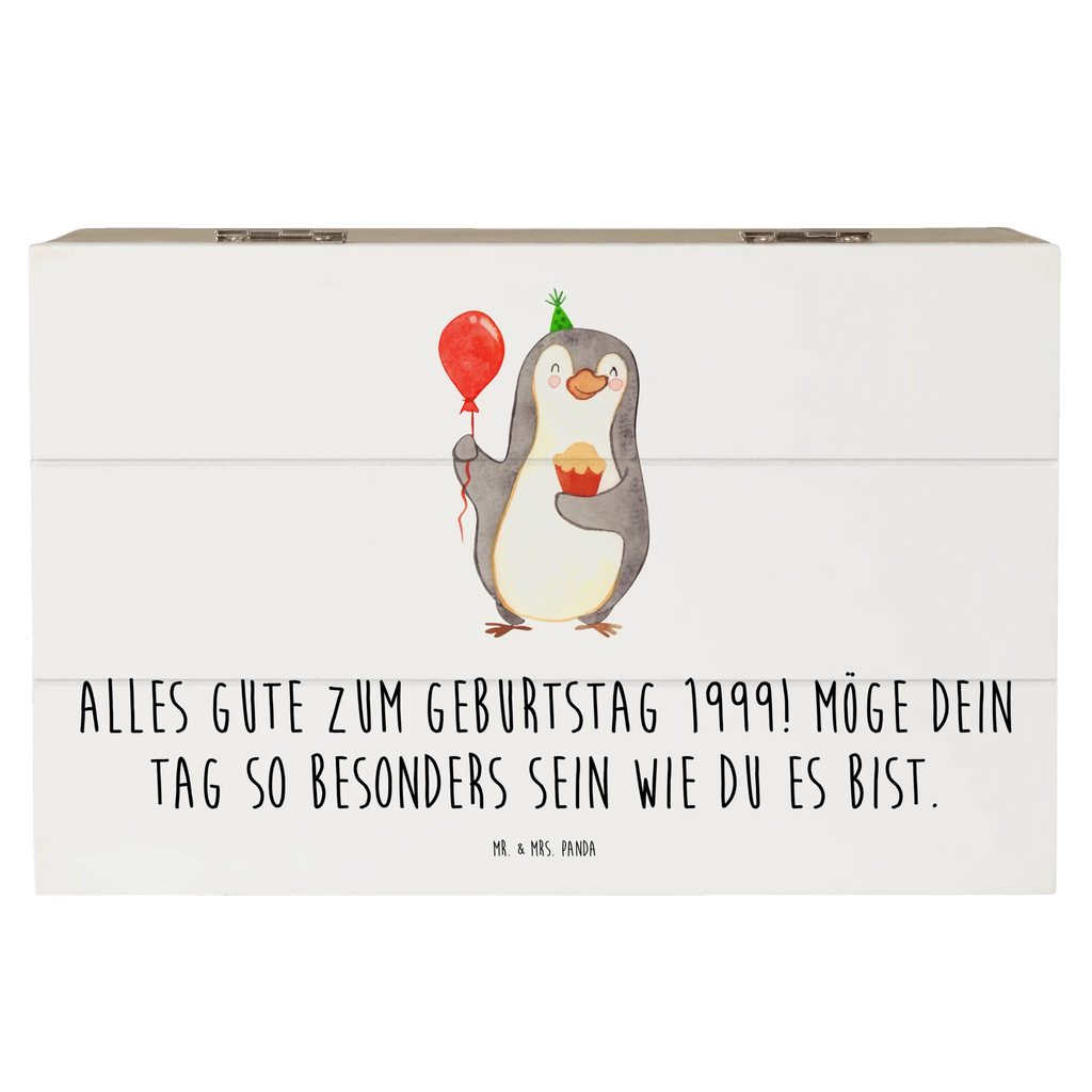 Holzkiste 1999 Geburtstag Schatzkiste, XXL, Kiste, Aufbewahrungsbox, Dekokiste, Holzkiste, Erinnerungsbox, Geschenkdose, Truhe, Geschenkbox, Erinnerungskiste, Schatulle, Geburtstag, Geburtstagsgeschenk, Geschenk