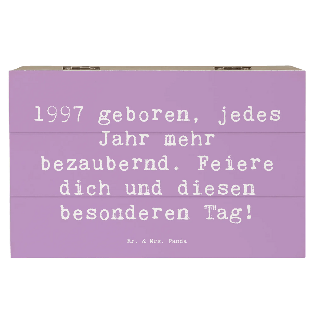 Holzkiste Spruch 1997 Geburtstag Charmant Aufbewahrungsbox, Schatzkiste, Geschenkbox, Kiste, XXL, Schatulle, Dekokiste, Geschenkdose, Erinnerungsbox, Truhe, Erinnerungskiste, Holzkiste, Geburtstag, Geburtstagsgeschenk, Geschenk