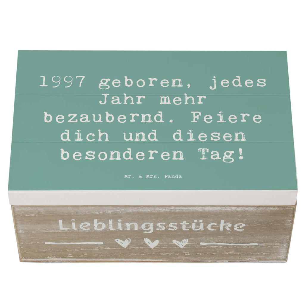 Holzkiste Spruch 1997 Geburtstag Charmant Aufbewahrungsbox, Schatzkiste, Geschenkbox, Kiste, XXL, Schatulle, Dekokiste, Geschenkdose, Erinnerungsbox, Truhe, Erinnerungskiste, Holzkiste, Geburtstag, Geburtstagsgeschenk, Geschenk