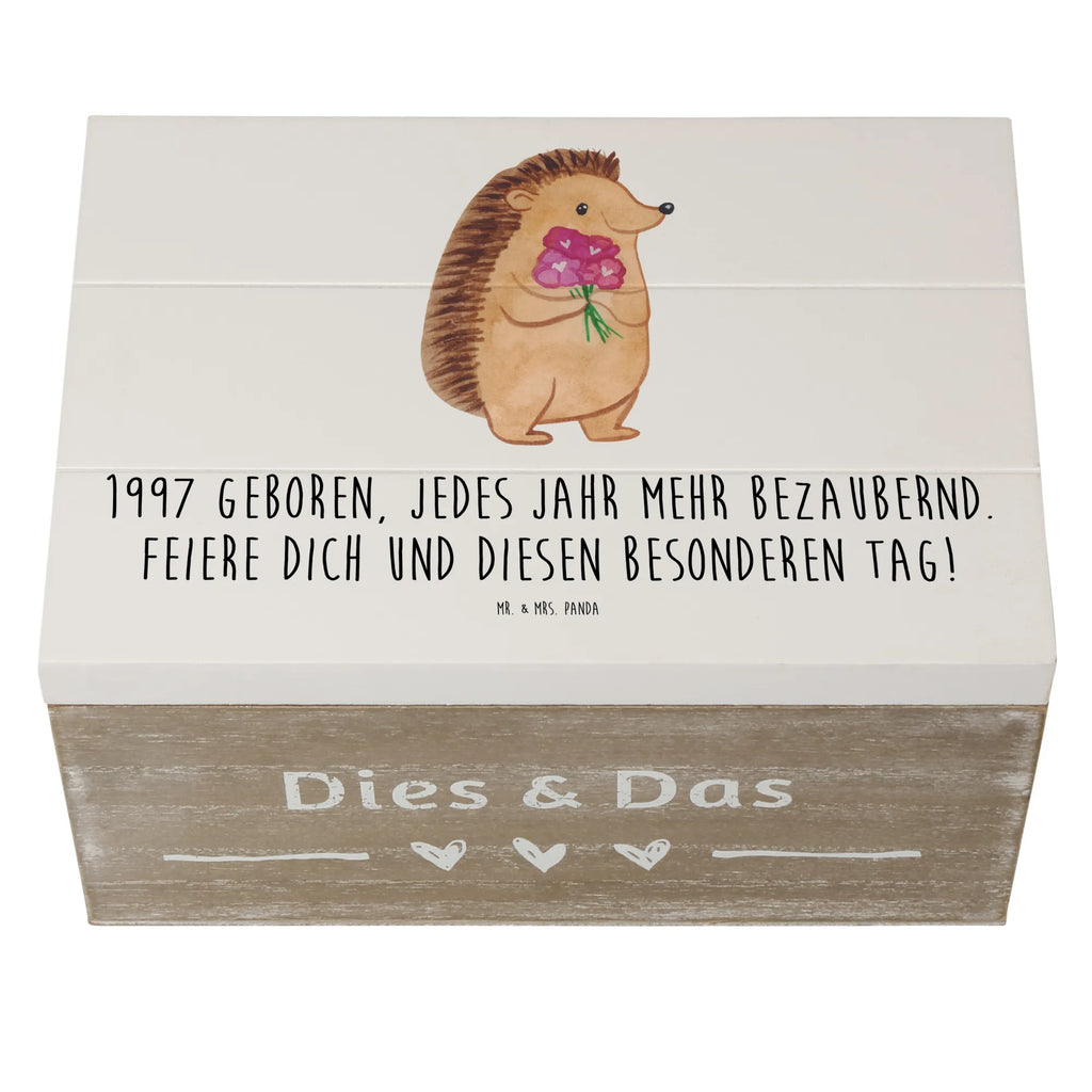 Holzkiste 1997 Geburtstag Charmant Aufbewahrungsbox, XXL, Dekokiste, Erinnerungskiste, Schatulle, Geschenkdose, Holzkiste, Kiste, Truhe, Erinnerungsbox, Schatzkiste, Geschenkbox, Geburtstag, Geburtstagsgeschenk, Geschenk