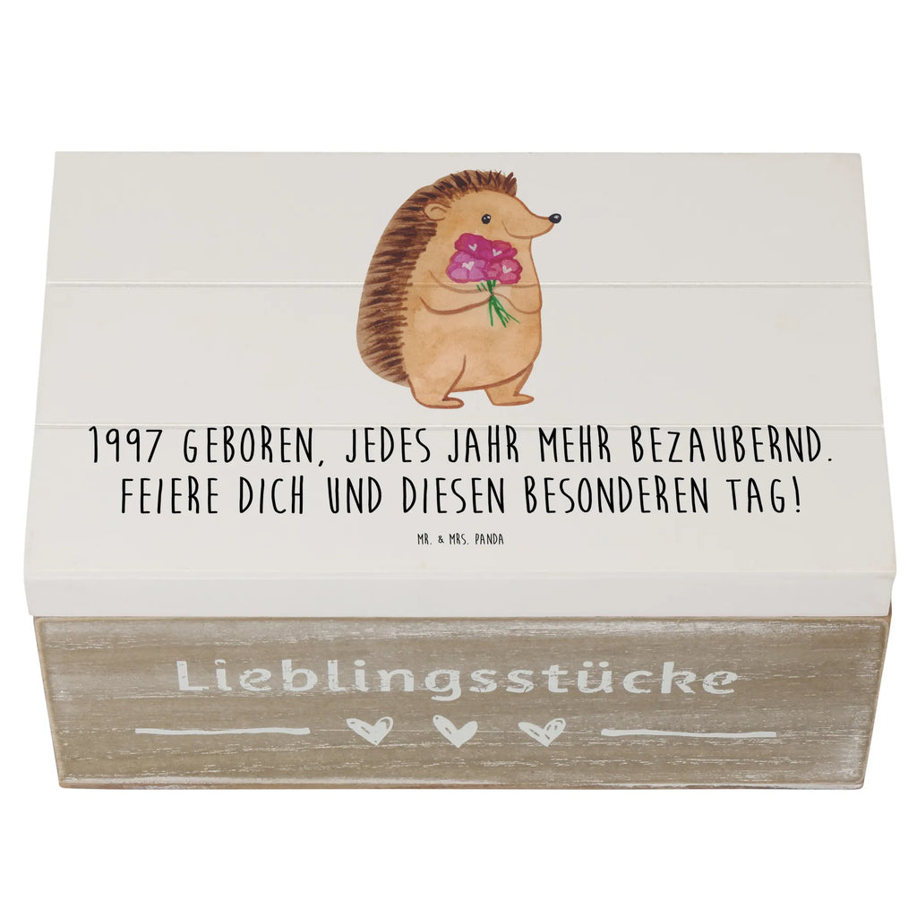 Holzkiste 1997 Geburtstag Charmant Aufbewahrungsbox, XXL, Dekokiste, Erinnerungskiste, Schatulle, Geschenkdose, Holzkiste, Kiste, Truhe, Erinnerungsbox, Schatzkiste, Geschenkbox, Geburtstag, Geburtstagsgeschenk, Geschenk