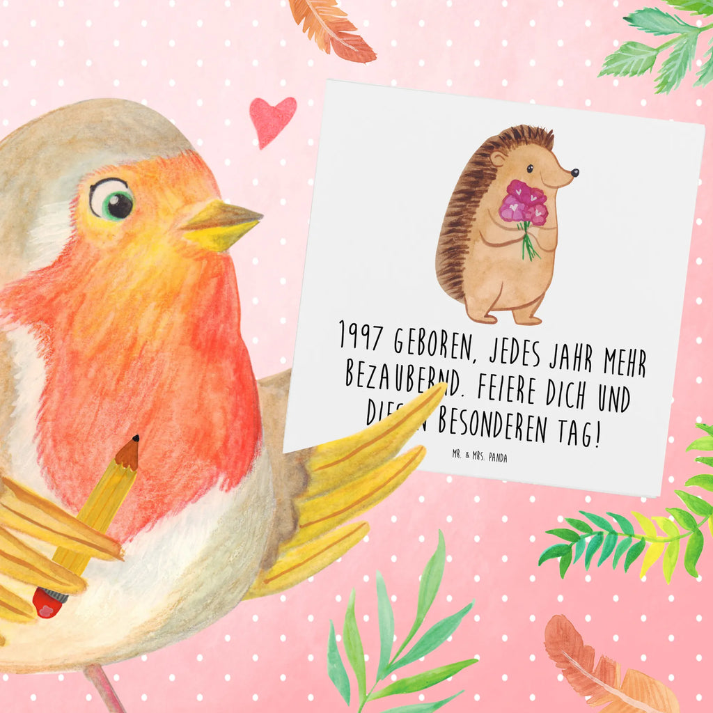 Deluxe Karte 1997 Geburtstag Charmant Karte, Grußkarte, Klappkarte, Einladungskarte, Glückwunschkarte, Hochzeitskarte, Geburtstagskarte, Hochwertige Grußkarte, Hochwertige Klappkarte, Geburtstag, Geburtstagsgeschenk, Geschenk