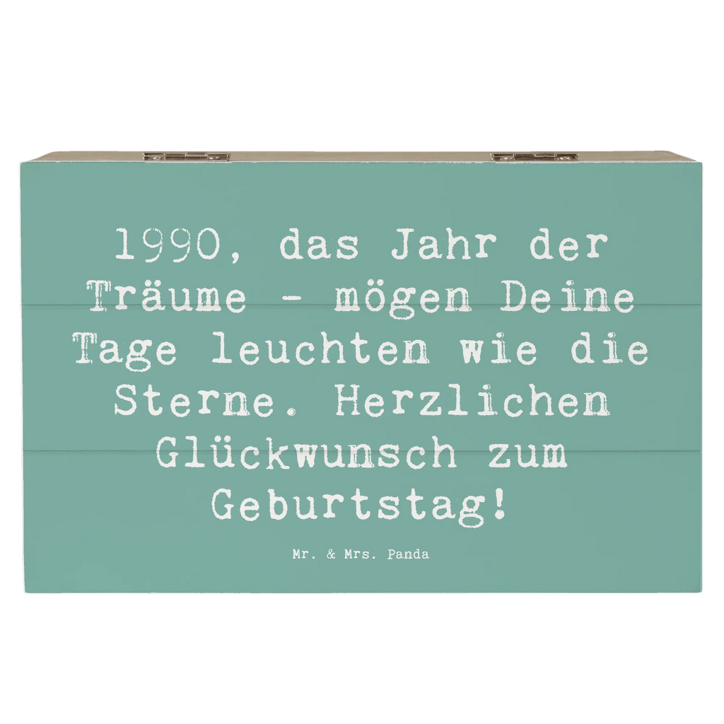 Holzkiste Spruch 1990 Geburtstag Träume Schatzkiste, Erinnerungsbox, Erinnerungskiste, Geschenkbox, Kiste, Aufbewahrungsbox, XXL, Geschenkdose, Dekokiste, Holzkiste, Schatulle, Truhe, Geburtstag, Geburtstagsgeschenk, Geschenk