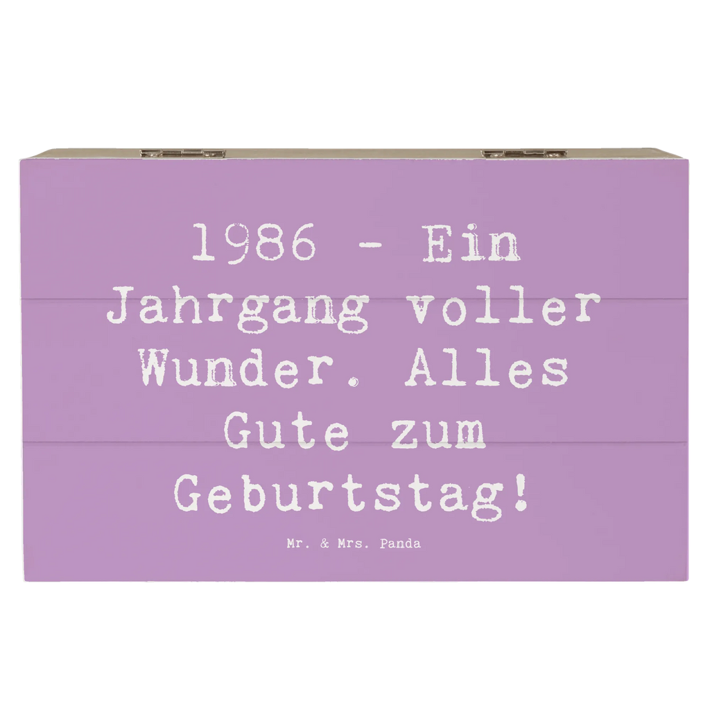 Holzkiste Spruch 1986 Geburtstag Wunder Erinnerungsbox, Kiste, Truhe, Schatulle, Schatzkiste, Holzkiste, Erinnerungskiste, Geschenkdose, Geschenkbox, XXL, Aufbewahrungsbox, Dekokiste, Geburtstag, Geburtstagsgeschenk, Geschenk