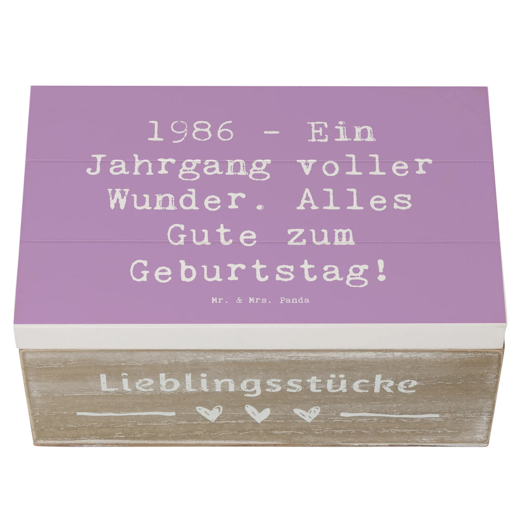 Holzkiste Spruch 1986 Geburtstag Wunder Erinnerungsbox, Kiste, Truhe, Schatulle, Schatzkiste, Holzkiste, Erinnerungskiste, Geschenkdose, Geschenkbox, XXL, Aufbewahrungsbox, Dekokiste, Geburtstag, Geburtstagsgeschenk, Geschenk
