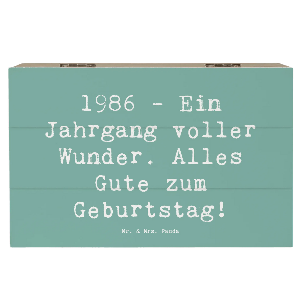 Holzkiste Spruch 1986 Geburtstag Wunder Erinnerungsbox, Kiste, Truhe, Schatulle, Schatzkiste, Holzkiste, Erinnerungskiste, Geschenkdose, Geschenkbox, XXL, Aufbewahrungsbox, Dekokiste, Geburtstag, Geburtstagsgeschenk, Geschenk