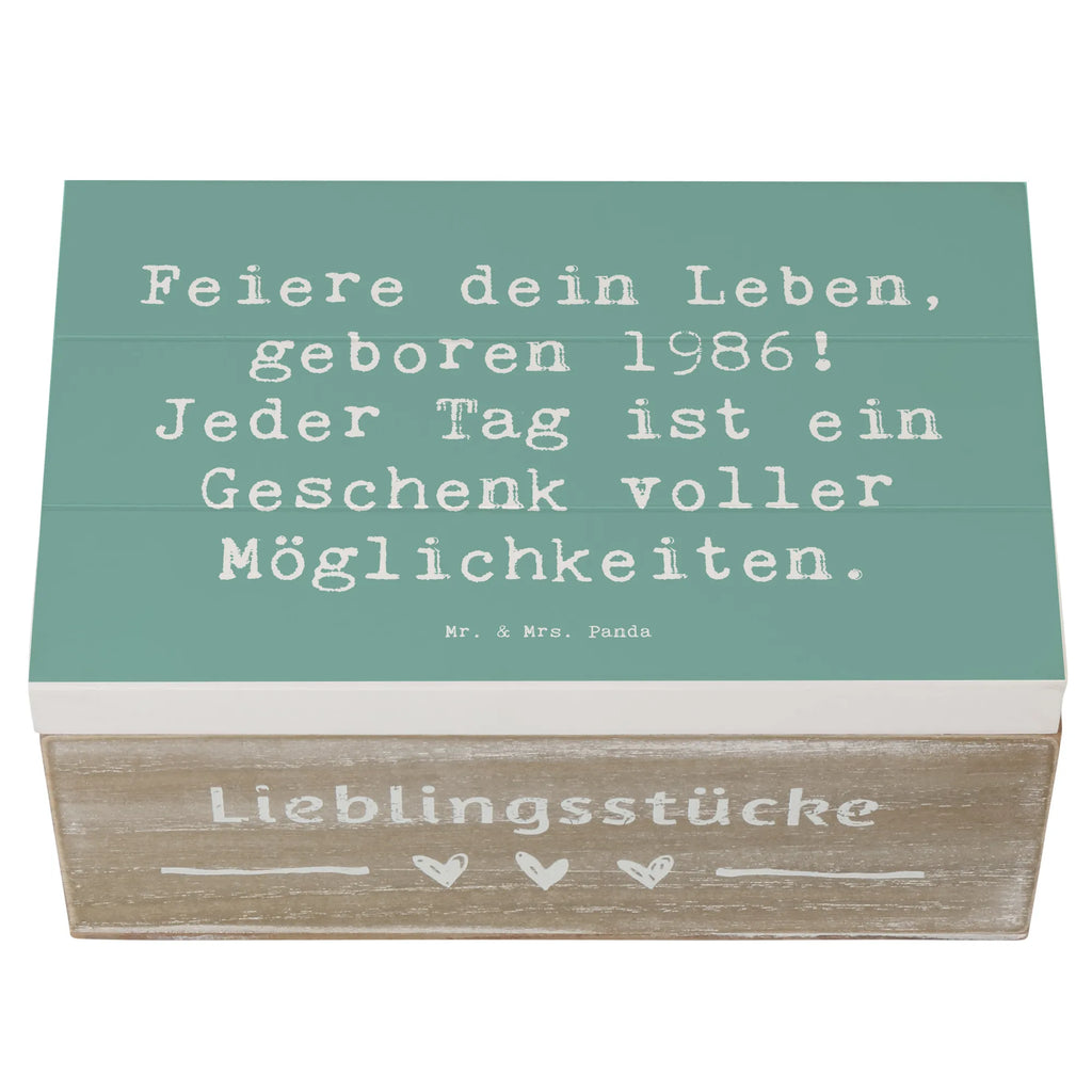 Holzkiste Spruch 1986 Geburtstag Truhe, Dekokiste, Kiste, XXL, Erinnerungsbox, Aufbewahrungsbox, Schatulle, Holzkiste, Erinnerungskiste, Geschenkbox, Geschenkdose, Schatzkiste, Geburtstag, Geburtstagsgeschenk, Geschenk