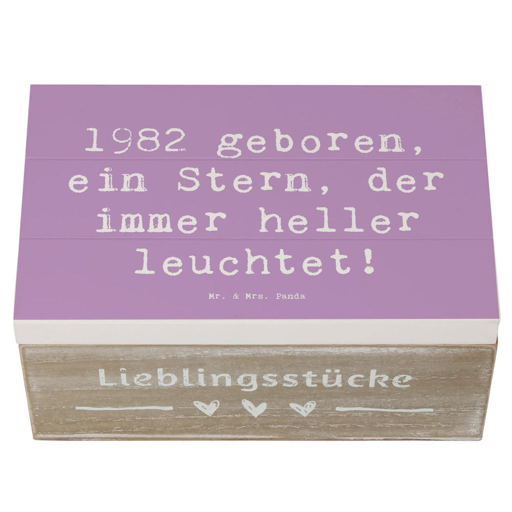 Holzkiste Spruch 1982 Geburtstag Stern Dekokiste, Erinnerungskiste, Schatzkiste, XXL, Truhe, Schatulle, Holzkiste, Kiste, Geschenkdose, Geschenkbox, Erinnerungsbox, Aufbewahrungsbox, Geburtstag, Geburtstagsgeschenk, Geschenk