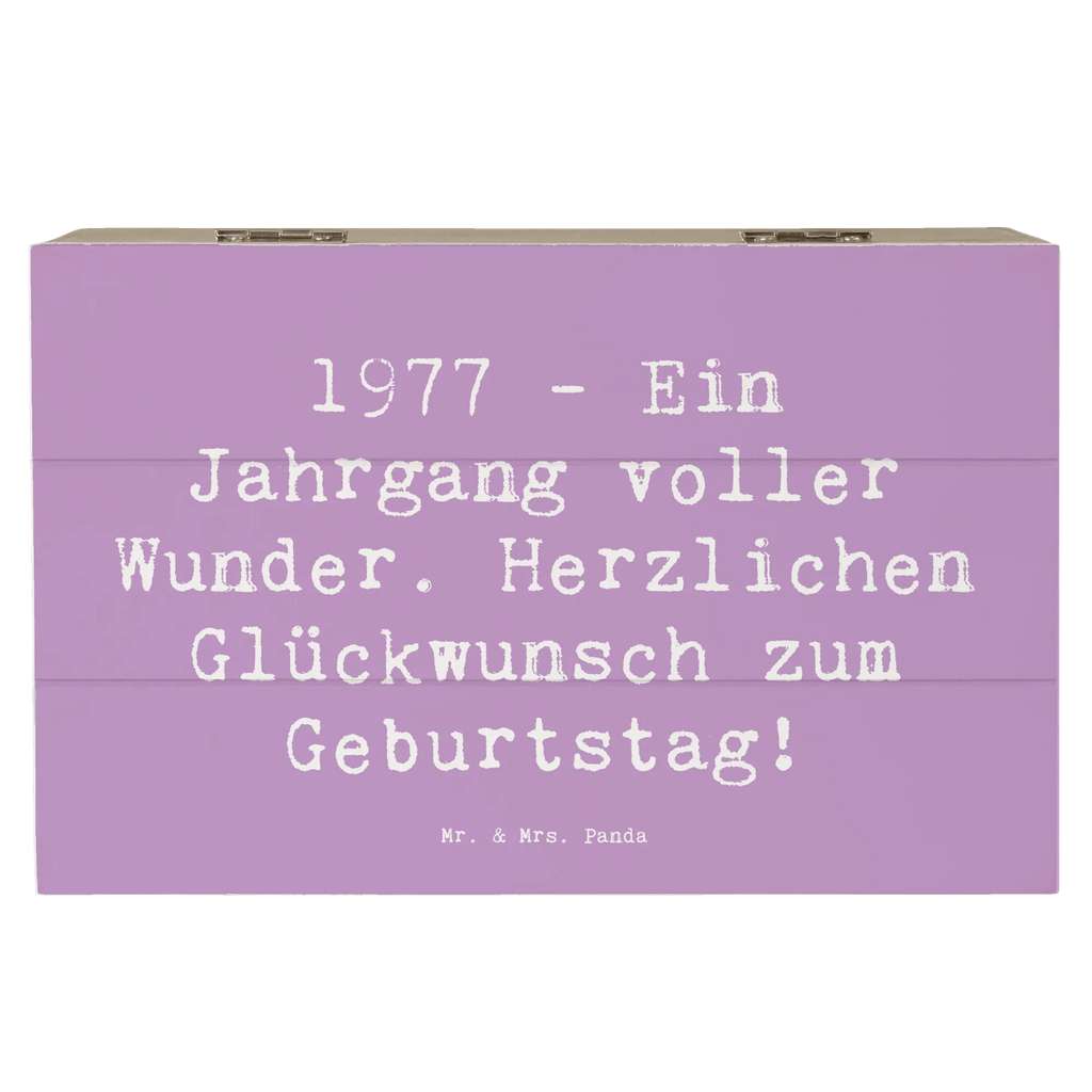 Holzkiste Spruch 1977 Geburtstag Wunder Schatulle, Geschenkbox, Schatzkiste, Erinnerungsbox, Erinnerungskiste, Aufbewahrungsbox, Dekokiste, Geschenkdose, Kiste, Truhe, XXL, Holzkiste, Geburtstag, Geburtstagsgeschenk, Geschenk