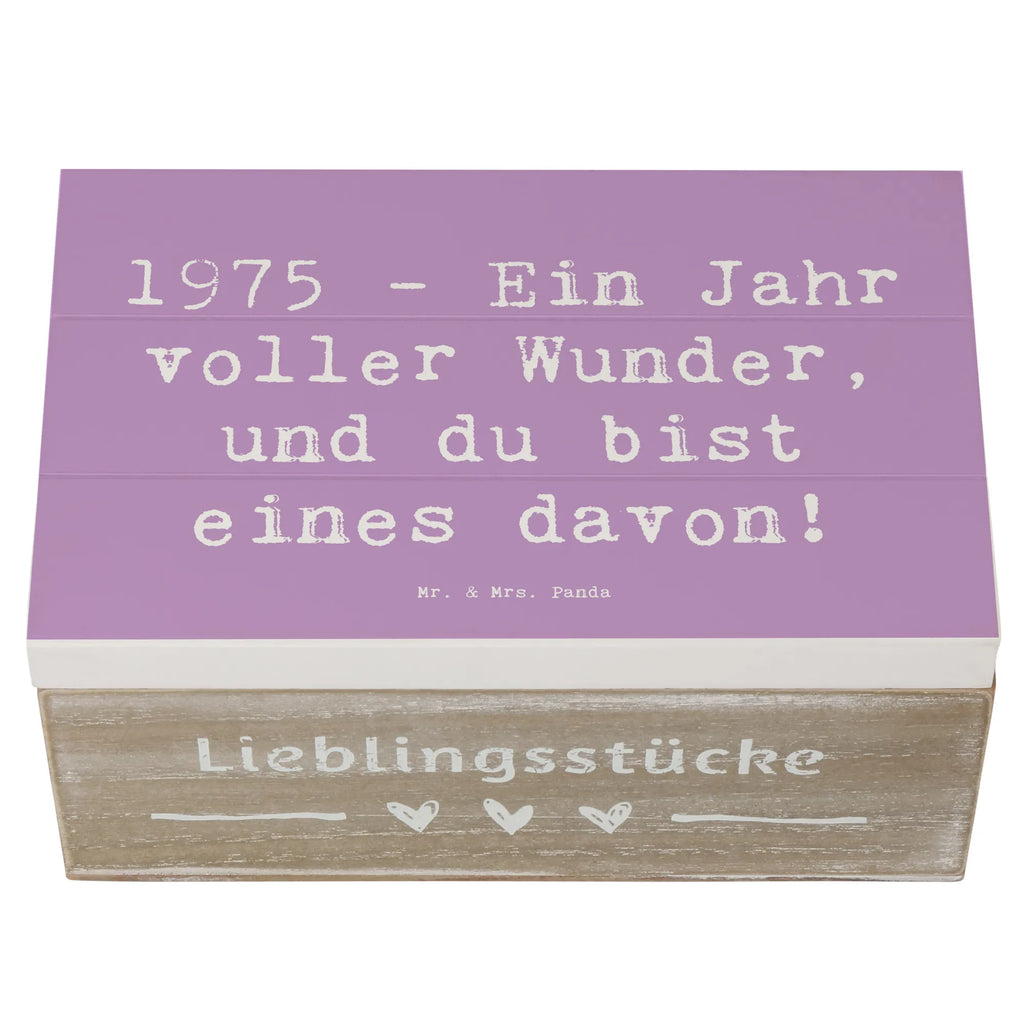Holzkiste Spruch 1975 Geburtstag Wunder Erinnerungsbox, XXL, Schatzkiste, Truhe, Erinnerungskiste, Geschenkdose, Aufbewahrungsbox, Schatulle, Dekokiste, Holzkiste, Geschenkbox, Kiste, Geburtstag, Geburtstagsgeschenk, Geschenk