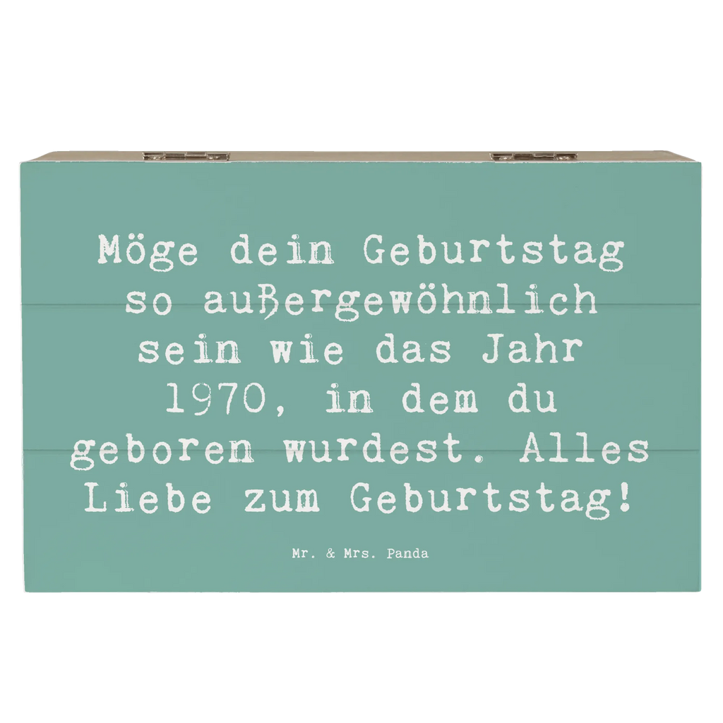 Holzkiste Spruch 1970 Geburtstag Erinnerungsbox, Erinnerungskiste, Truhe, Dekokiste, XXL, Kiste, Schatulle, Aufbewahrungsbox, Geschenkdose, Schatzkiste, Geschenkbox, Holzkiste, Geburtstag, Geburtstagsgeschenk, Geschenk