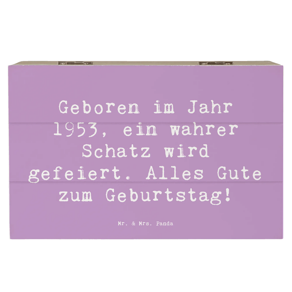 Holzkiste Spruch 1953 Geburtstag Schatz Schatzkiste, Erinnerungsbox, Truhe, Schatulle, Dekokiste, Geschenkdose, Kiste, Geschenkbox, Erinnerungskiste, XXL, Aufbewahrungsbox, Holzkiste, Geburtstag, Geburtstagsgeschenk, Geschenk