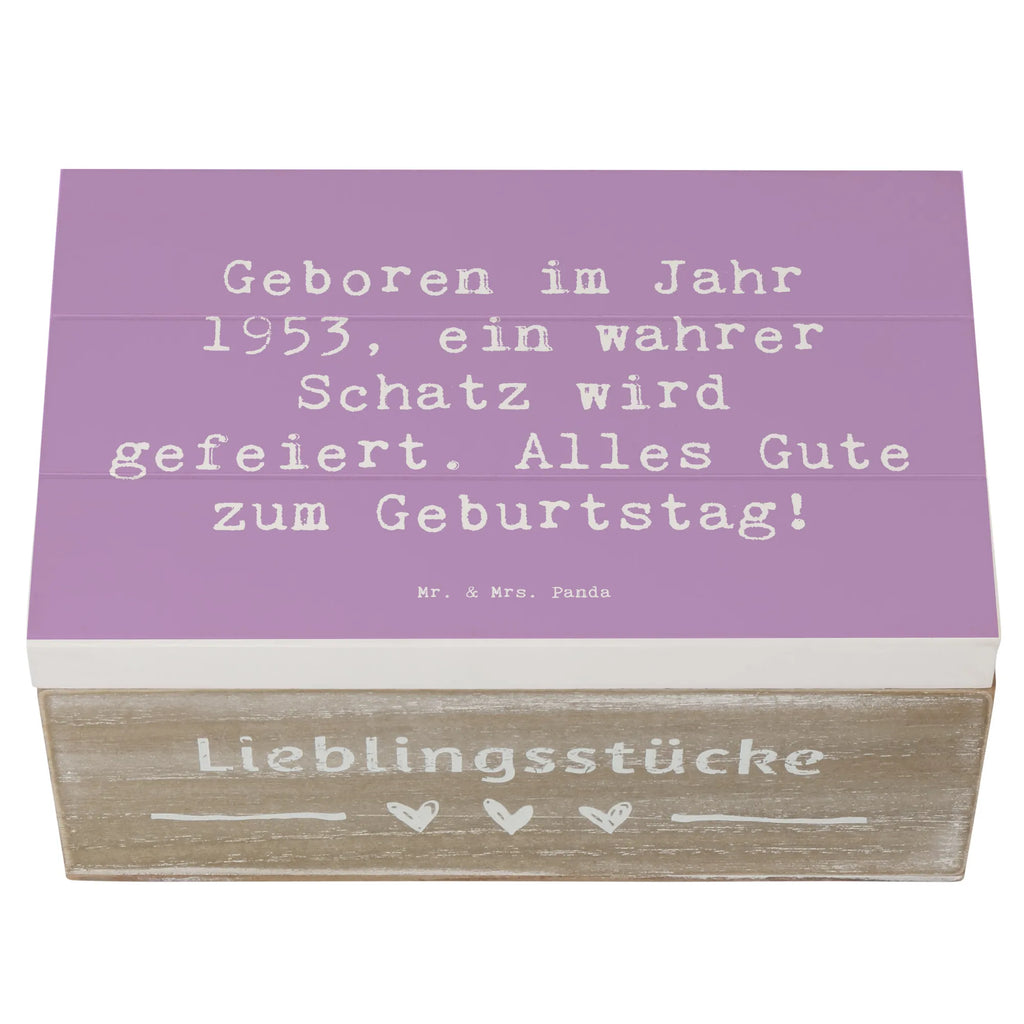 Holzkiste Spruch 1953 Geburtstag Schatz Schatzkiste, Erinnerungsbox, Truhe, Schatulle, Dekokiste, Geschenkdose, Kiste, Geschenkbox, Erinnerungskiste, XXL, Aufbewahrungsbox, Holzkiste, Geburtstag, Geburtstagsgeschenk, Geschenk