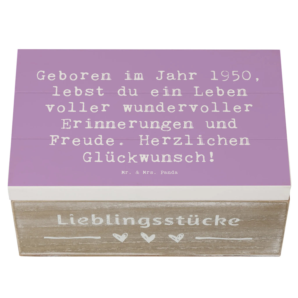 Wooden chest Saying Geboren im Jahr 1950, lebst du ein Leben voller wundervoller Erinnerungen und Freude. Herzlichen Glückwunsch! Dekokiste, Schatzkiste, Truhe, Erinnerungskiste, Kiste, Aufbewahrungsbox, XXL, Geschenkdose, Holzkiste, Schatulle, Geschenkbox, Erinnerungsbox, Geburtstag, Geburtstagsgeschenk, Geschenk