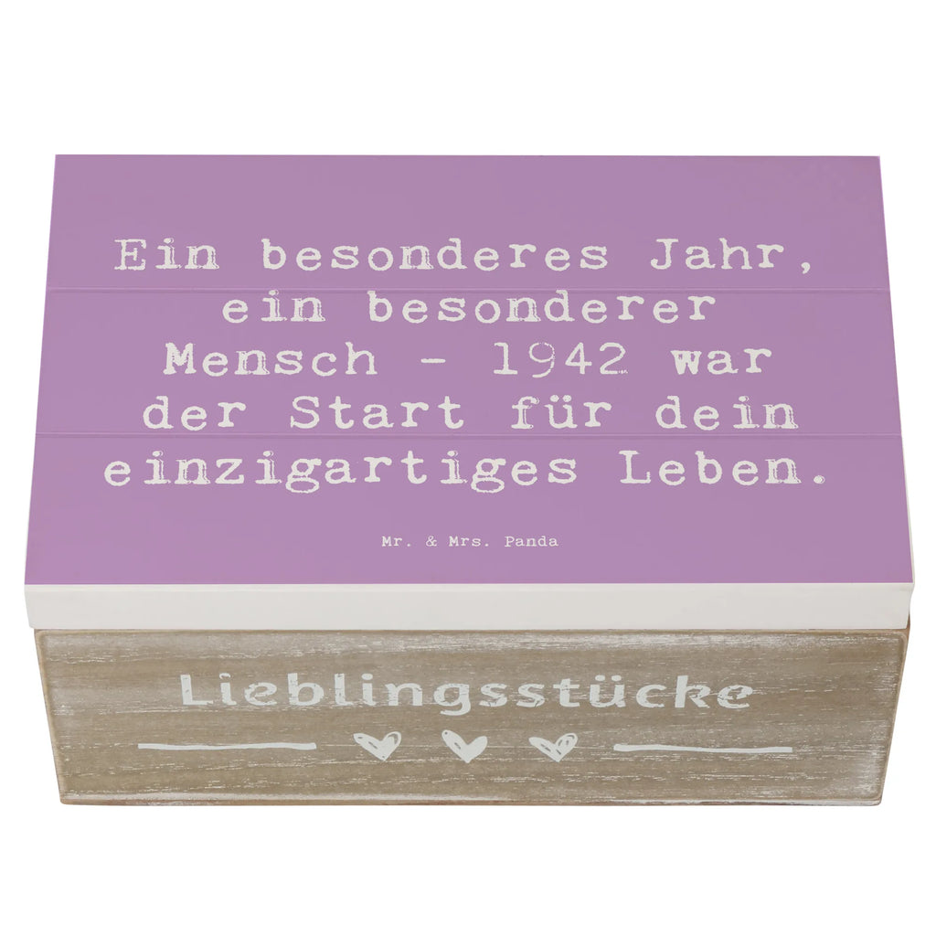Holzkiste Spruch 1942 Geburtstag XXL, Dekokiste, Erinnerungsbox, Schatulle, Holzkiste, Geschenkdose, Aufbewahrungsbox, Kiste, Geschenkbox, Schatzkiste, Erinnerungskiste, Truhe, Geburtstag, Geburtstagsgeschenk, Geschenk
