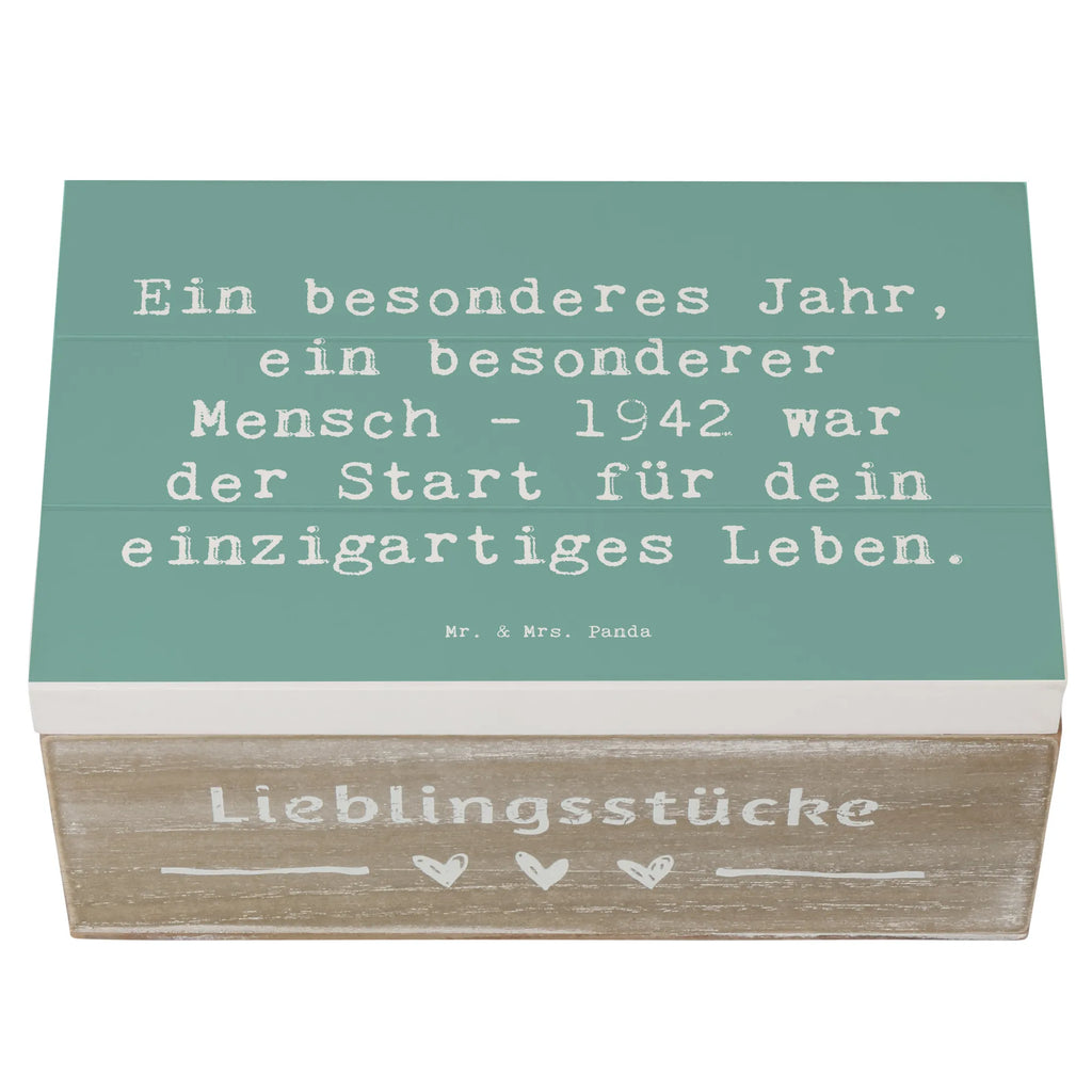 Holzkiste Spruch 1942 Geburtstag XXL, Dekokiste, Erinnerungsbox, Schatulle, Holzkiste, Geschenkdose, Aufbewahrungsbox, Kiste, Geschenkbox, Schatzkiste, Erinnerungskiste, Truhe, Geburtstag, Geburtstagsgeschenk, Geschenk