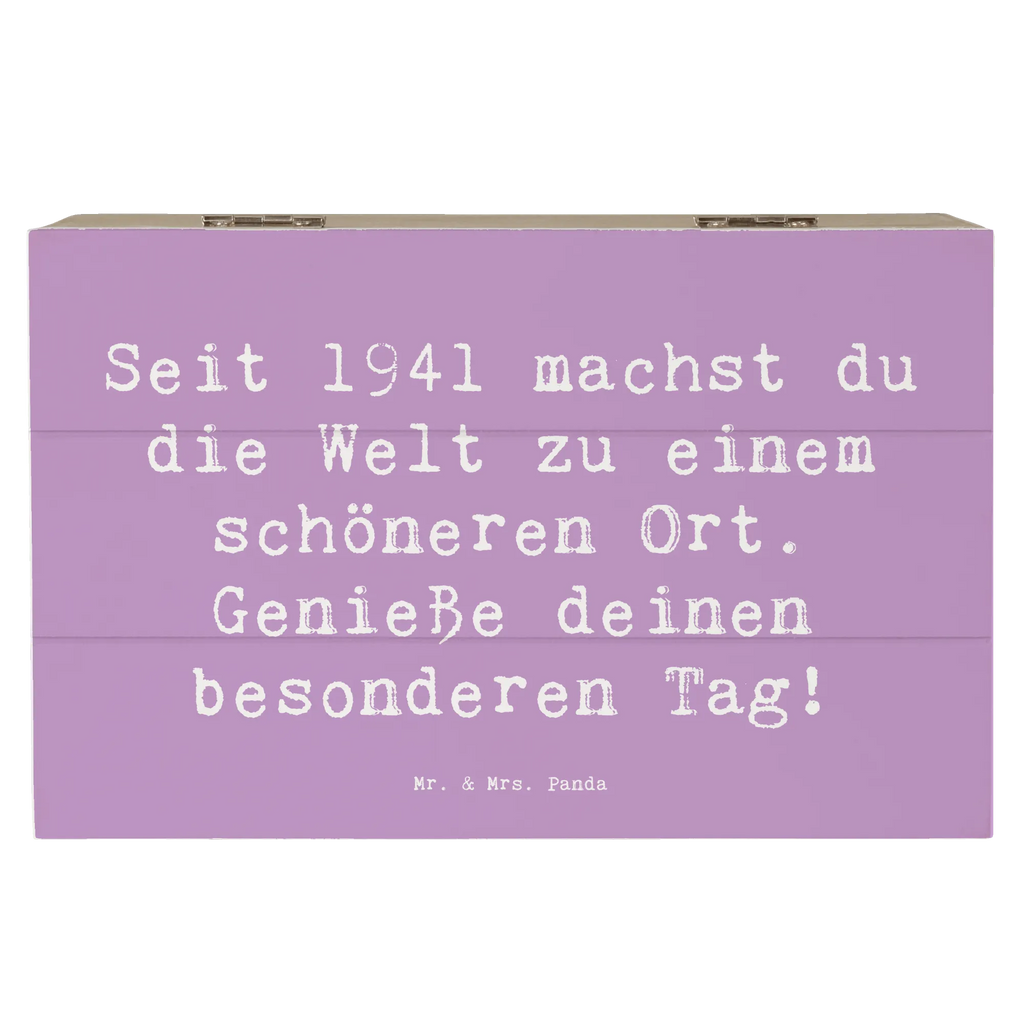 Holzkiste Spruch 1941 Geburtstag Geschenkdose, Kiste, Geschenkbox, Erinnerungskiste, Dekokiste, Schatulle, Truhe, XXL, Erinnerungsbox, Schatzkiste, Aufbewahrungsbox, Holzkiste, Geburtstag, Geburtstagsgeschenk, Geschenk