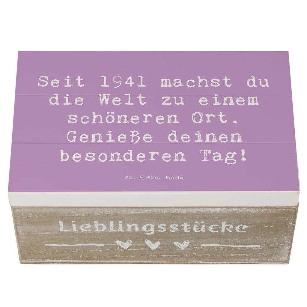 Holzkiste Spruch 1941 Geburtstag Geschenkdose, Kiste, Geschenkbox, Erinnerungskiste, Dekokiste, Schatulle, Truhe, XXL, Erinnerungsbox, Schatzkiste, Aufbewahrungsbox, Holzkiste, Geburtstag, Geburtstagsgeschenk, Geschenk
