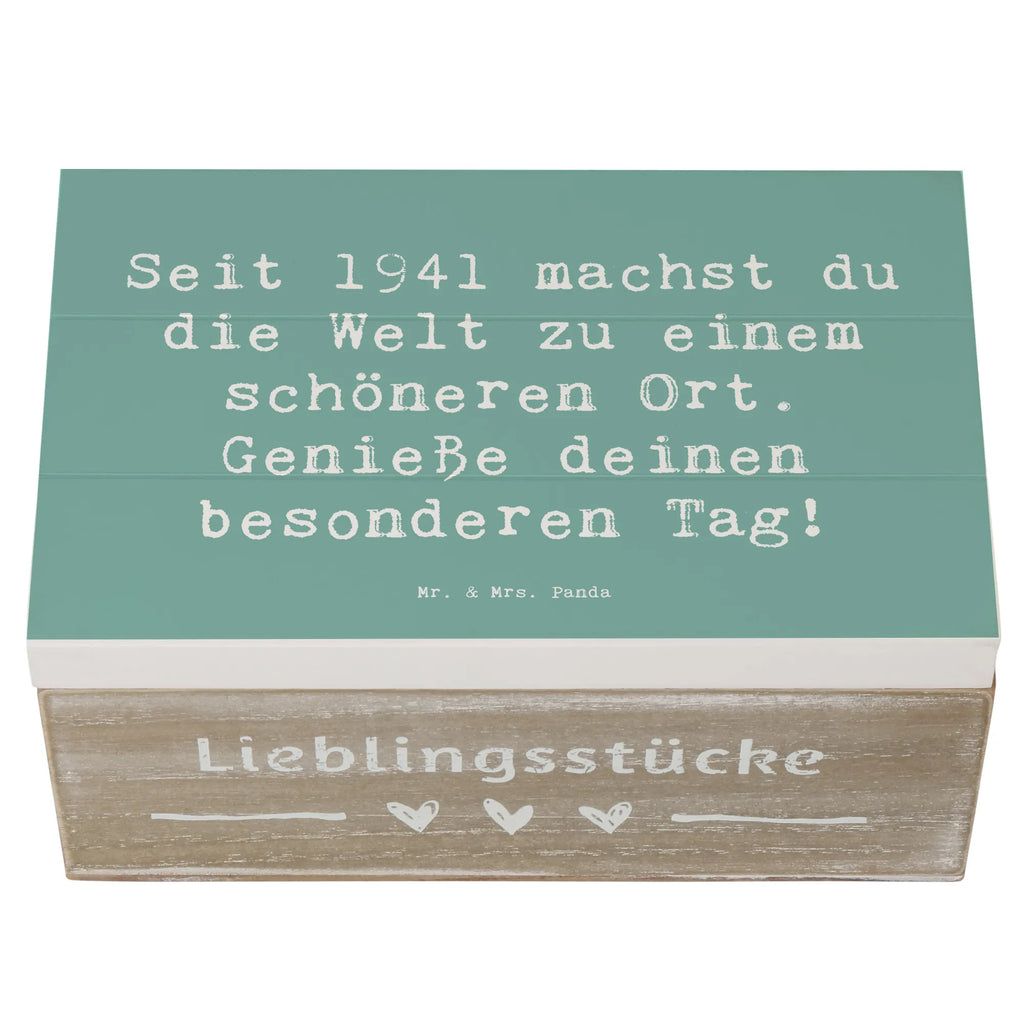 Holzkiste Spruch 1941 Geburtstag Geschenkdose, Kiste, Geschenkbox, Erinnerungskiste, Dekokiste, Schatulle, Truhe, XXL, Erinnerungsbox, Schatzkiste, Aufbewahrungsbox, Holzkiste, Geburtstag, Geburtstagsgeschenk, Geschenk