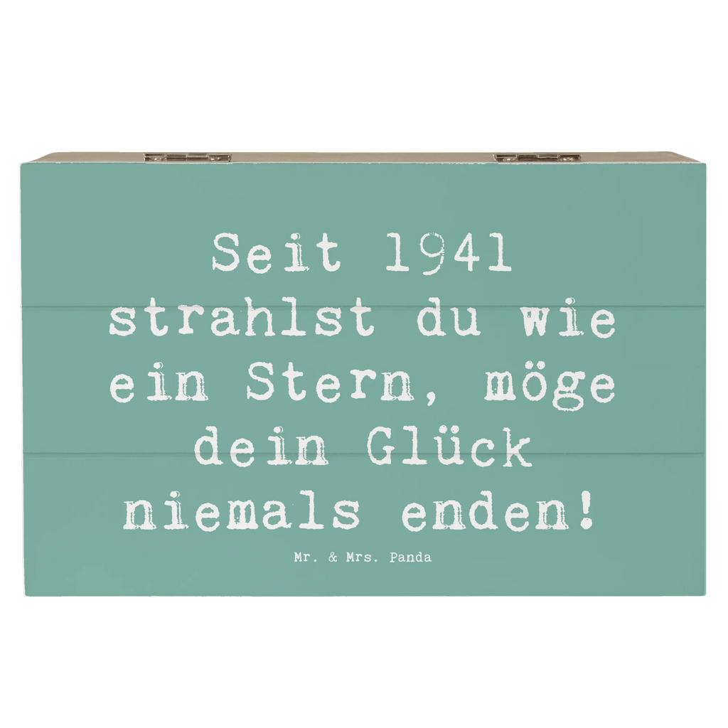 Holzkiste Spruch 1941 Geburtstag Stern Erinnerungsbox, XXL, Schatulle, Truhe, Holzkiste, Geschenkdose, Schatzkiste, Geschenkbox, Dekokiste, Aufbewahrungsbox, Kiste, Erinnerungskiste, Geburtstag, Geburtstagsgeschenk, Geschenk