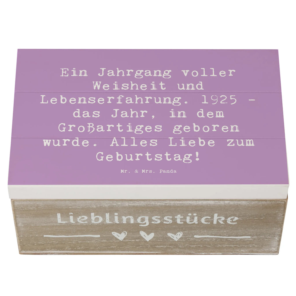 Wooden chest Saying Ein Jahrgang voller Weisheit und Lebenserfahrung. 1925 - das Jahr, in dem Großartiges geboren wurde. Alles Liebe zum Geburtstag! Aufbewahrungsbox, Erinnerungskiste, Truhe, Geschenkbox, Geschenkdose, Dekokiste, Kiste, Schatzkiste, Erinnerungsbox, Holzkiste, Schatulle, XXL, Geburtstag, Geburtstagsgeschenk, Geschenk