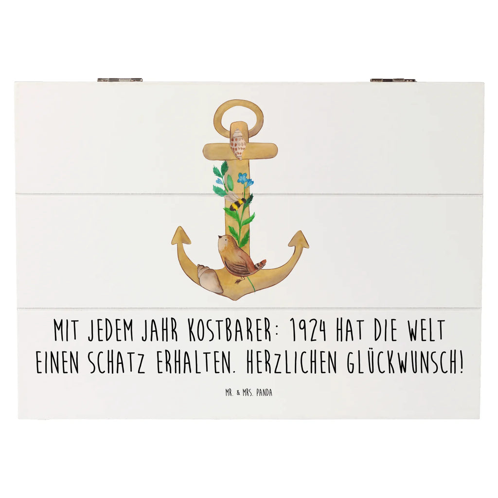Holzkiste 1924 Geburtstag Holzkiste, Aufbewahrungsbox, Dekokiste, Geschenkbox, Kiste, XXL, Erinnerungskiste, Schatulle, Erinnerungsbox, Truhe, Schatzkiste, Geschenkdose, Geburtstag, Geburtstagsgeschenk, Geschenk