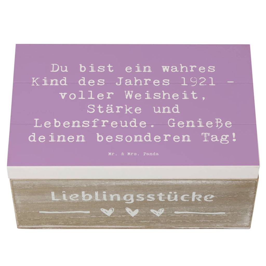 Holzkiste Spruch Du bist ein wahres Kind des Jahres 1921 - voller Weisheit, Stärke und Lebensfreude. Genieße deinen besonderen Tag! Geschenkbox, Holzkiste, Kiste, Geschenkdose, Schatzkiste, Dekokiste, Aufbewahrungsbox, Erinnerungsbox, Schatulle, XXL, Truhe, Erinnerungskiste, Geburtstag, Geburtstagsgeschenk, Geschenk
