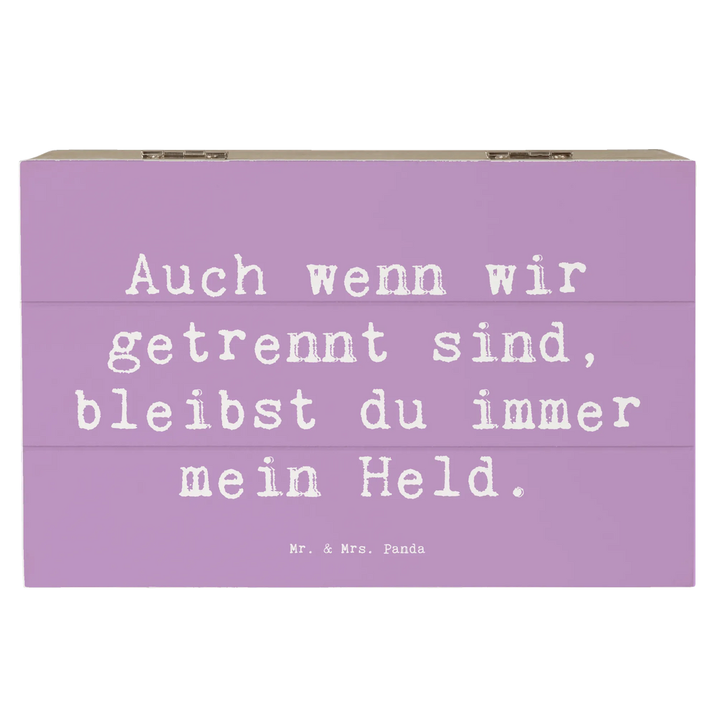 Holzkiste Spruch Trennung von den Eltern Held Holzkiste, Geschenkdose, Kiste, Erinnerungsbox, Schatulle, Aufbewahrungsbox, Schatzkiste, Erinnerungskiste, XXL, Dekokiste, Truhe, Geschenkbox