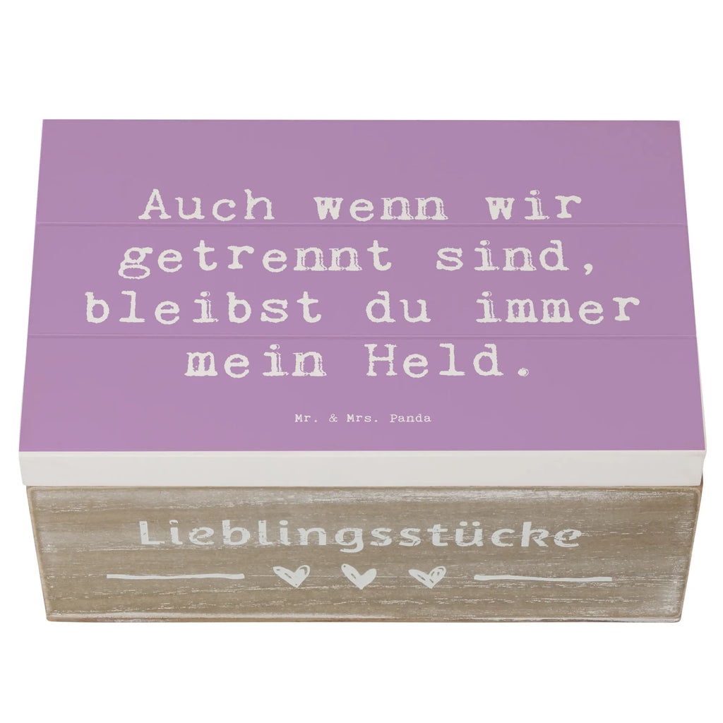 Holzkiste Spruch Trennung von den Eltern Held Holzkiste, Geschenkdose, Kiste, Erinnerungsbox, Schatulle, Aufbewahrungsbox, Schatzkiste, Erinnerungskiste, XXL, Dekokiste, Truhe, Geschenkbox