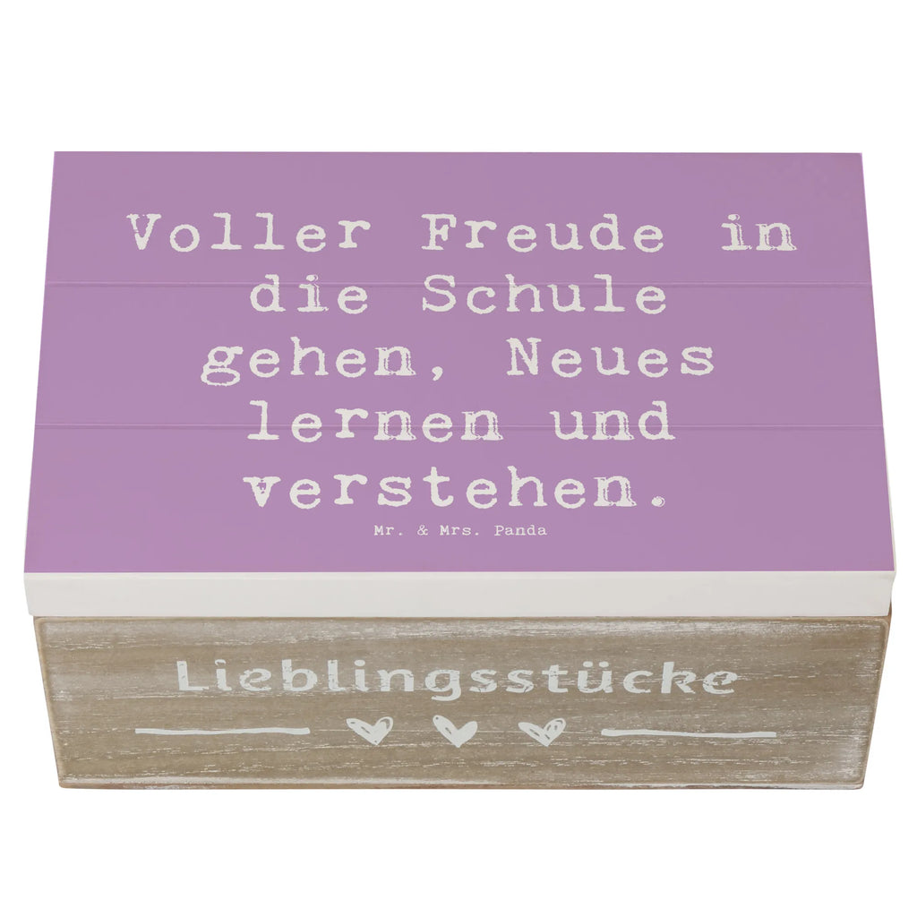 Holzkiste Spruch Schulanfang Freude Erinnerungsbox, Geschenkdose, Schatulle, Aufbewahrungsbox, Schatzkiste, Geschenkbox, XXL, Kiste, Truhe, Erinnerungskiste, Holzkiste, Dekokiste