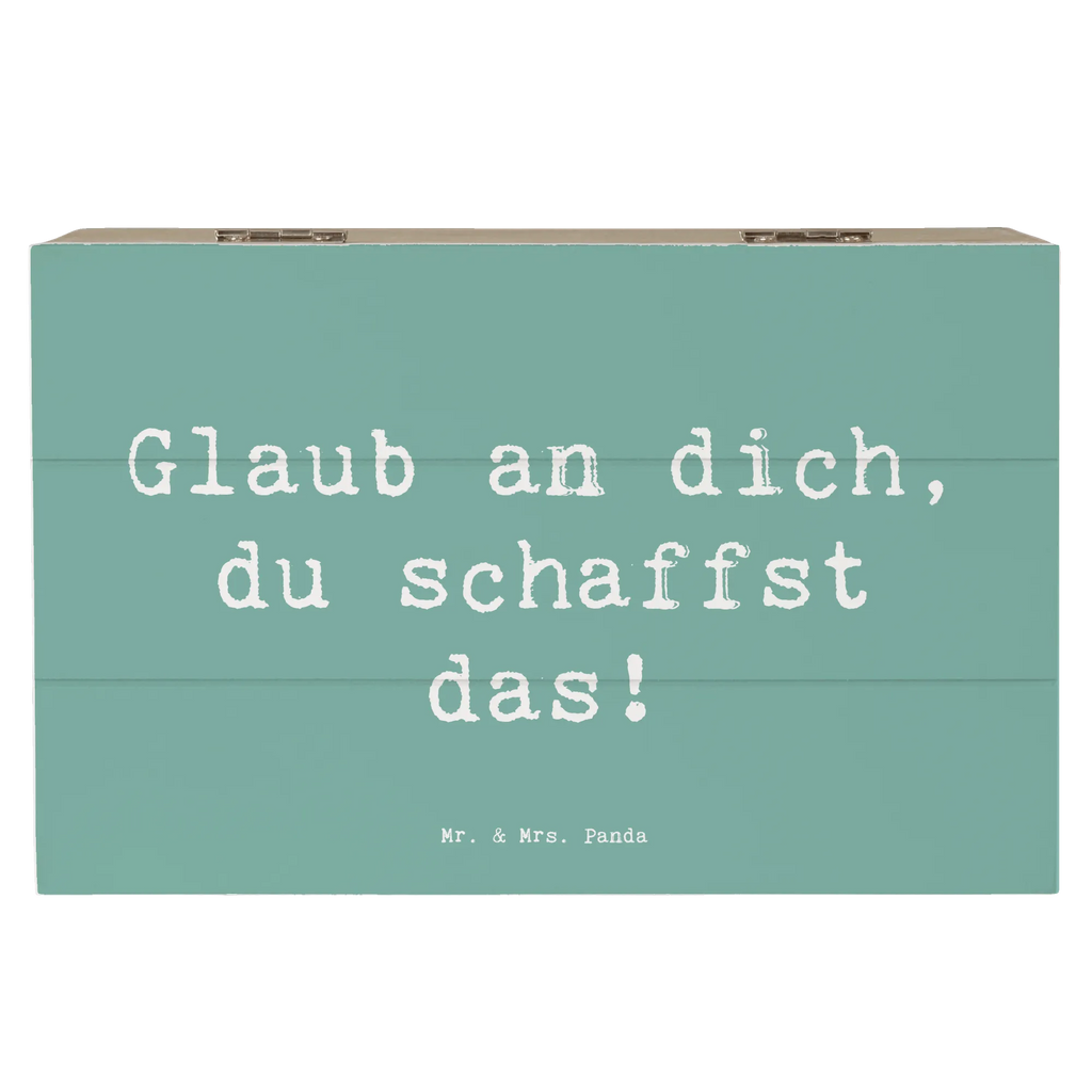 Holzkiste Spruch Schulanfang Glaube Geschenkbox, Kiste, XXL, Dekokiste, Geschenkdose, Schatulle, Truhe, Erinnerungskiste, Aufbewahrungsbox, Schatzkiste, Erinnerungsbox, Holzkiste