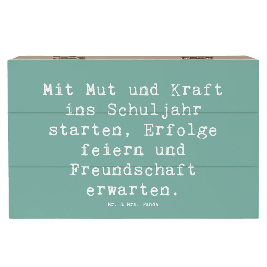 Holzkiste Spruch Mutiger Schulanfang Erinnerungskiste, Geschenkdose, Geschenkbox, Schatulle, Aufbewahrungsbox, Truhe, Erinnerungsbox, XXL, Kiste, Holzkiste, Dekokiste, Schatzkiste