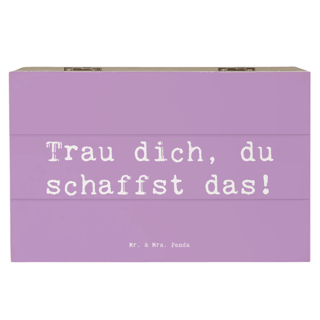 Holzkiste Spruch Angst überwinden Dekokiste, Holzkiste, Geschenkdose, Geschenkbox, Erinnerungsbox, Truhe, XXL, Erinnerungskiste, Schatzkiste, Aufbewahrungsbox, Kiste, Schatulle