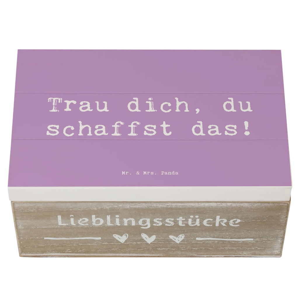 Holzkiste Spruch Angst überwinden Dekokiste, Holzkiste, Geschenkdose, Geschenkbox, Erinnerungsbox, Truhe, XXL, Erinnerungskiste, Schatzkiste, Aufbewahrungsbox, Kiste, Schatulle