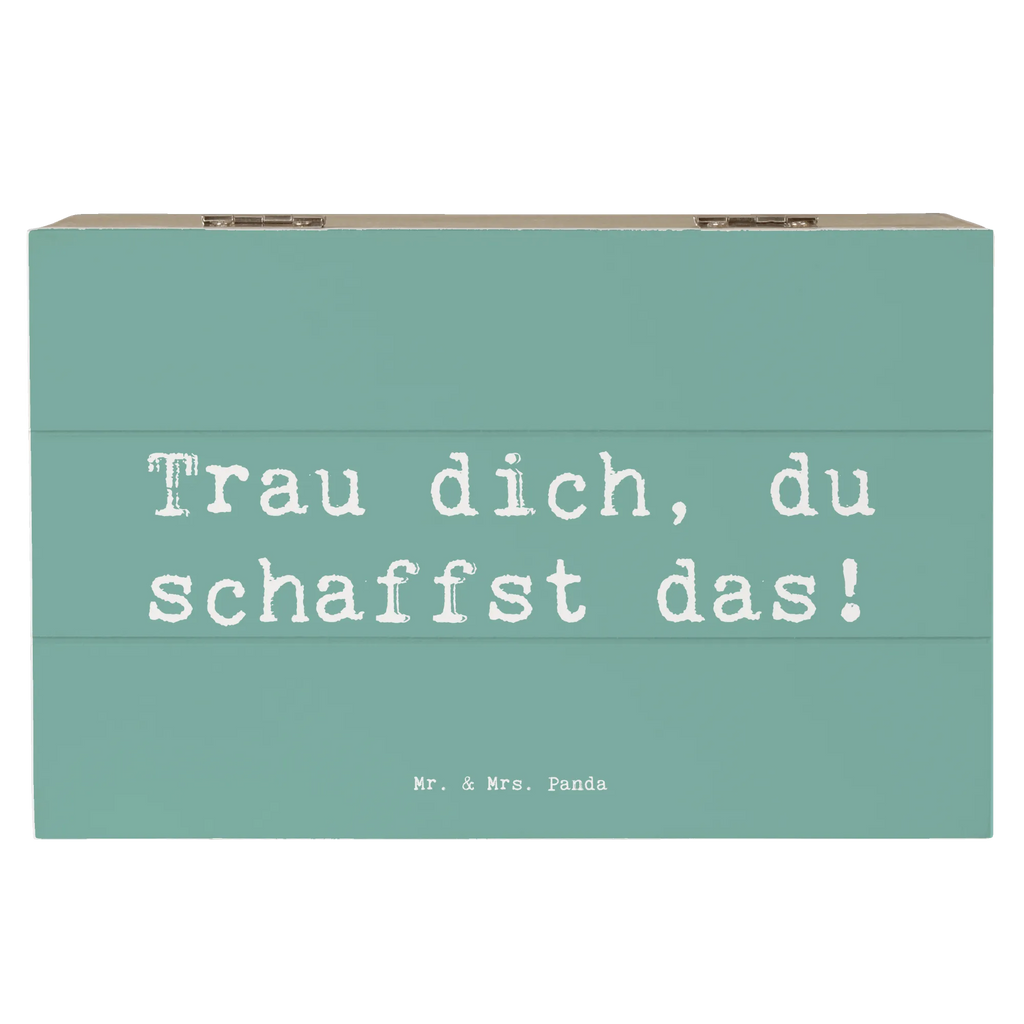 Holzkiste Spruch Angst überwinden Dekokiste, Holzkiste, Geschenkdose, Geschenkbox, Erinnerungsbox, Truhe, XXL, Erinnerungskiste, Schatzkiste, Aufbewahrungsbox, Kiste, Schatulle
