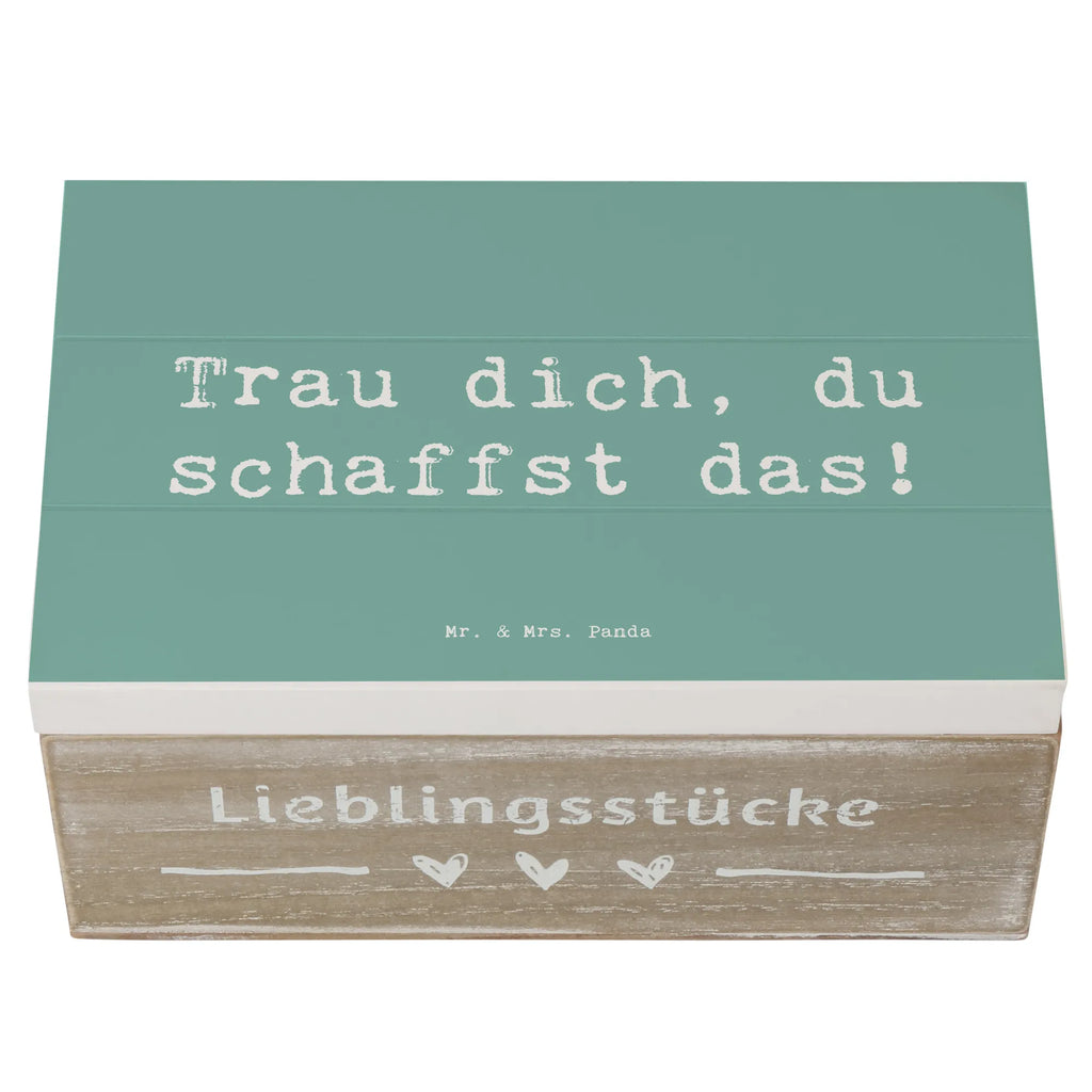 Holzkiste Spruch Angst überwinden Dekokiste, Holzkiste, Geschenkdose, Geschenkbox, Erinnerungsbox, Truhe, XXL, Erinnerungskiste, Schatzkiste, Aufbewahrungsbox, Kiste, Schatulle