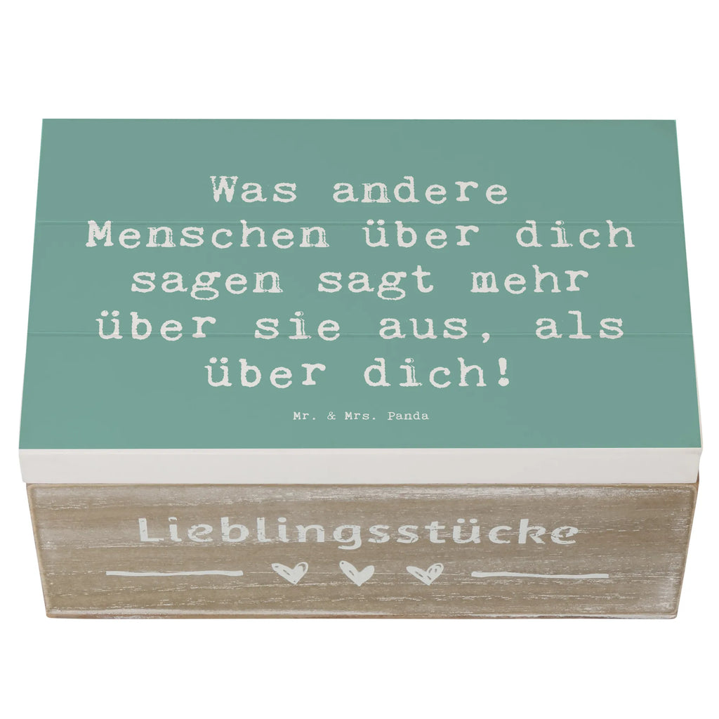 Holzkiste Spruch Mobbing bewältigen Selbstwert Aufbewahrungsbox, Dekokiste, Schatzkiste, Erinnerungsbox, Erinnerungskiste, Truhe, Holzkiste, Schatulle, Kiste, Geschenkdose, Geschenkbox, XXL