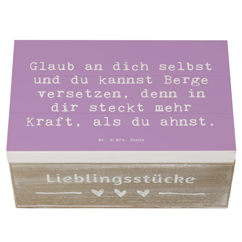 Holzkiste Spruch Selbstvertrauen stärken Erinnerungsbox, Erinnerungskiste, Truhe, Kiste, Dekokiste, Geschenkdose, Holzkiste, XXL, Schatzkiste, Schatulle, Aufbewahrungsbox, Geschenkbox