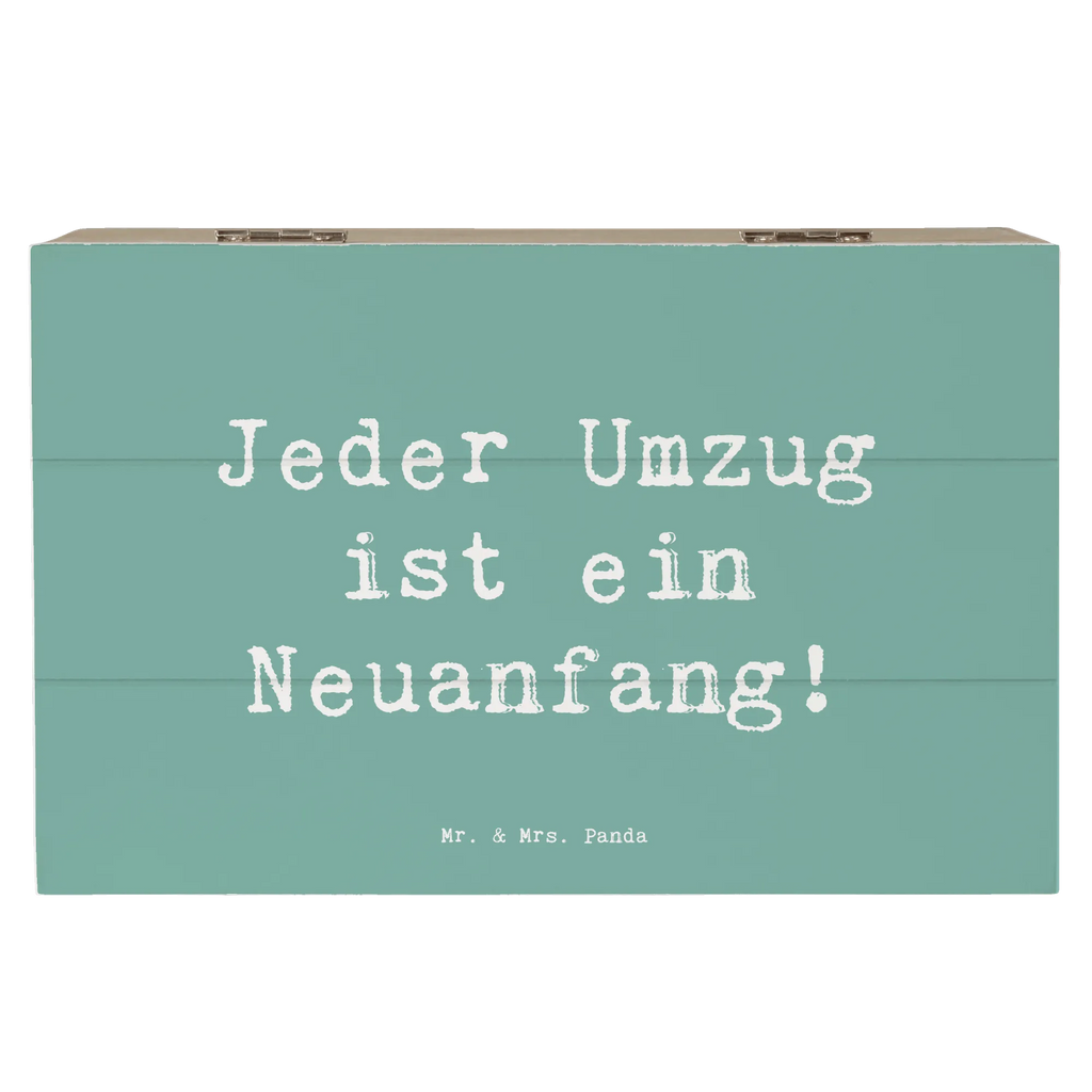 Holzkiste Spruch Umzug Neuanfang Schatzkiste, XXL, Truhe, Kiste, Erinnerungsbox, Aufbewahrungsbox, Erinnerungskiste, Holzkiste, Geschenkbox, Dekokiste, Schatulle, Geschenkdose