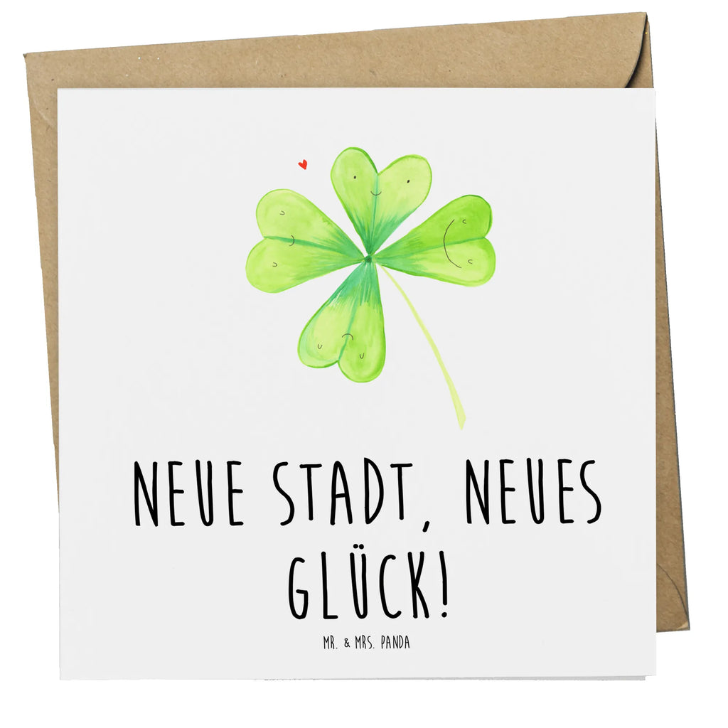 Deluxe Card Neue Stadt, neues Glück! Hochwertige Grußkarte, Karte, Grußkarte, Hochzeitskarte, Glückwunschkarte, Einladungskarte, Hochwertige Klappkarte, Klappkarte, Geburtstagskarte