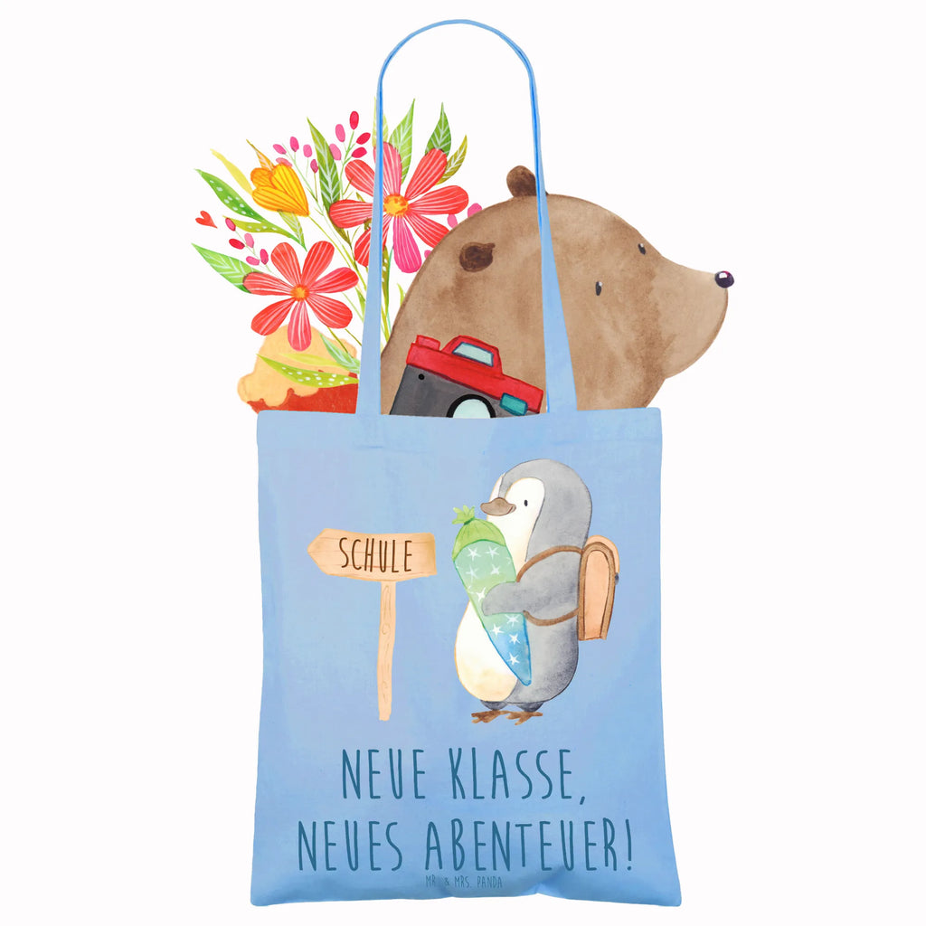 Tote bag Neue Klasse, neues Abenteuer! Badetasche, Tasche, Jutebeutel, Beuteltasche, Umhängetasche, Einkaufstüte, Laptoptasche, Schultertasche, Jutetasche, Tragetasche, Stofftasche, Einkaufstasche, Stoffbeutel, Strandtasche, Beutel, Shopper