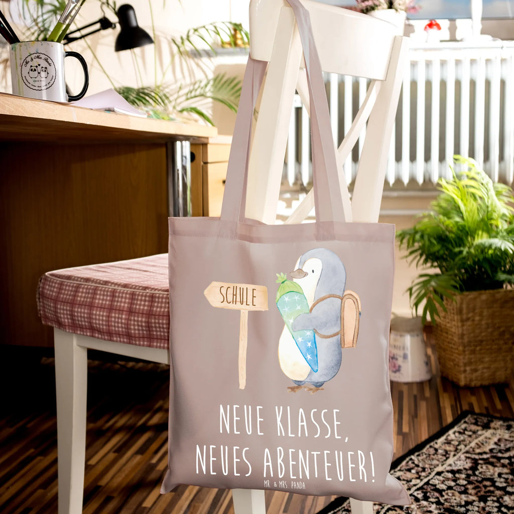 Tote bag Neue Klasse, neues Abenteuer! Badetasche, Tasche, Jutebeutel, Beuteltasche, Umhängetasche, Einkaufstüte, Laptoptasche, Schultertasche, Jutetasche, Tragetasche, Stofftasche, Einkaufstasche, Stoffbeutel, Strandtasche, Beutel, Shopper