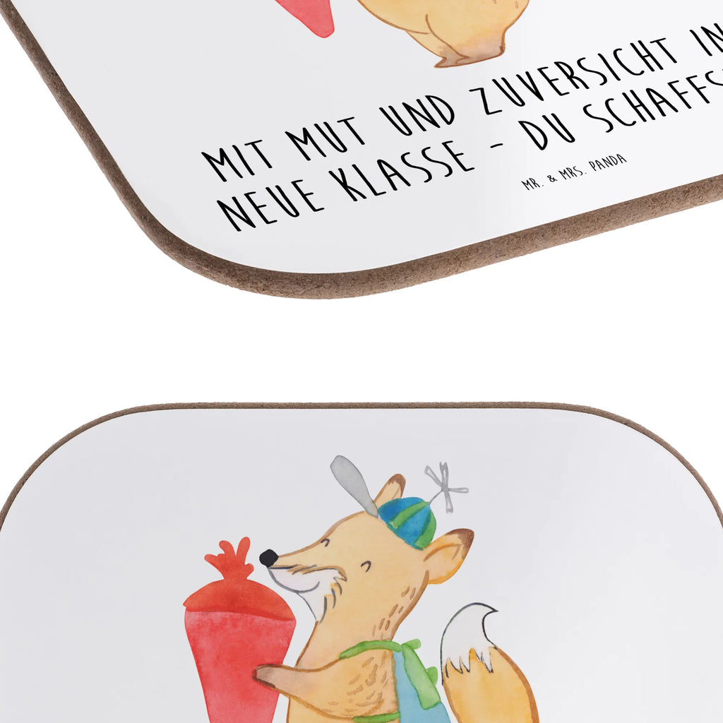 Square coaster Mit Mut und Zuversicht in die neue Klasse - du schaffst das! Untersetzer aus Holz, Korkuntersetzer, Untersetzer Gläser, Glasuntersetzer, Getränkeuntersetzer, Holzuntersetzer, Untersetzer, Untersetzer Design, Untersetzer Holz, Bierdeckel, Untersetzer für Gläser, Tassen Untersetzer