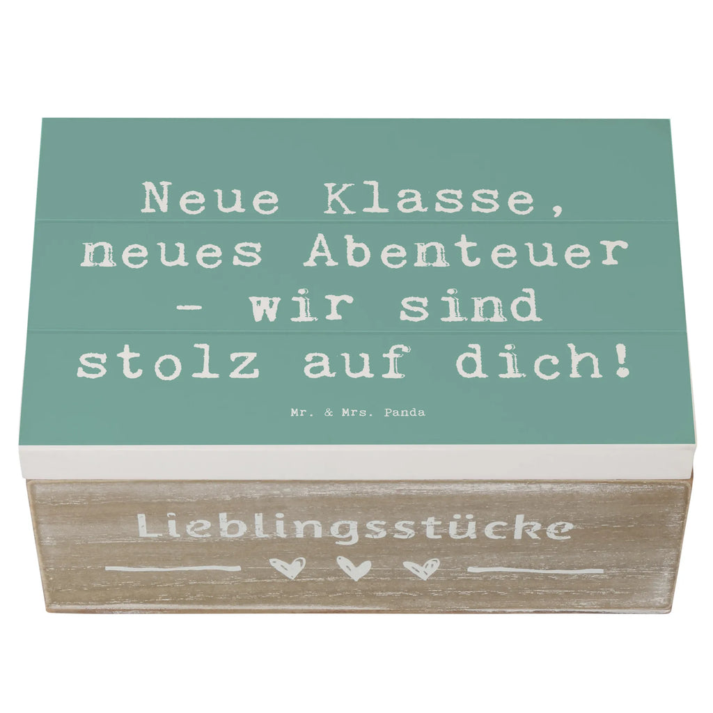 Holzkiste Spruch Erster Schultag Abenteuer Holzkiste, Truhe, Erinnerungsbox, Kiste, Schatulle, Erinnerungskiste, Dekokiste, Geschenkdose, XXL, Aufbewahrungsbox, Geschenkbox, Schatzkiste