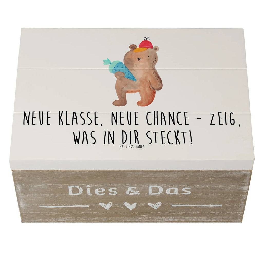 Wooden chest Neue Klasse, neue Chance - zeig, was in dir steckt! Holzkiste, Schatulle, Aufbewahrungsbox, Truhe, Erinnerungskiste, Geschenkbox, Kiste, Schatzkiste, XXL, Dekokiste, Geschenkdose, Erinnerungsbox