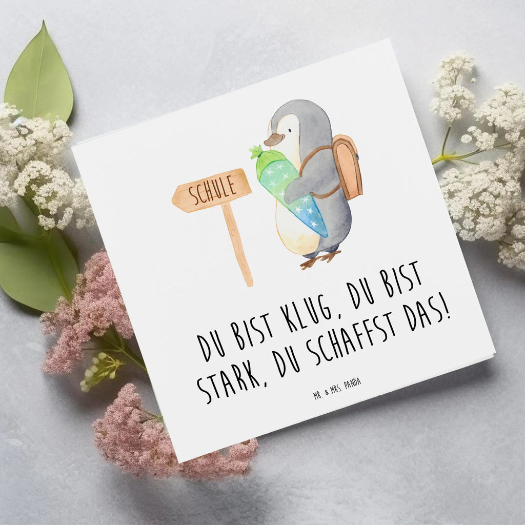 Deluxe Karte Erster Schultag Motivation Geburtstagskarte, Hochzeitskarte, Hochwertige Grußkarte, Karte, Hochwertige Klappkarte, Grußkarte, Klappkarte, Glückwunschkarte, Einladungskarte