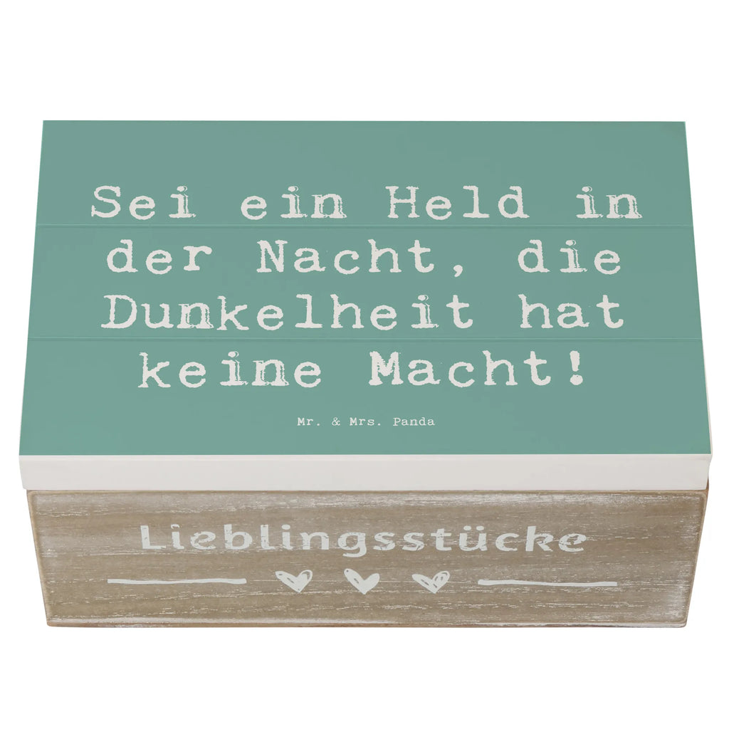 Holzkiste Spruch Angst vor Dunkelheit überwinden Erinnerungskiste, Geschenkdose, Aufbewahrungsbox, Kiste, Erinnerungsbox, Holzkiste, Schatzkiste, Truhe, Geschenkbox, XXL, Schatulle, Dekokiste