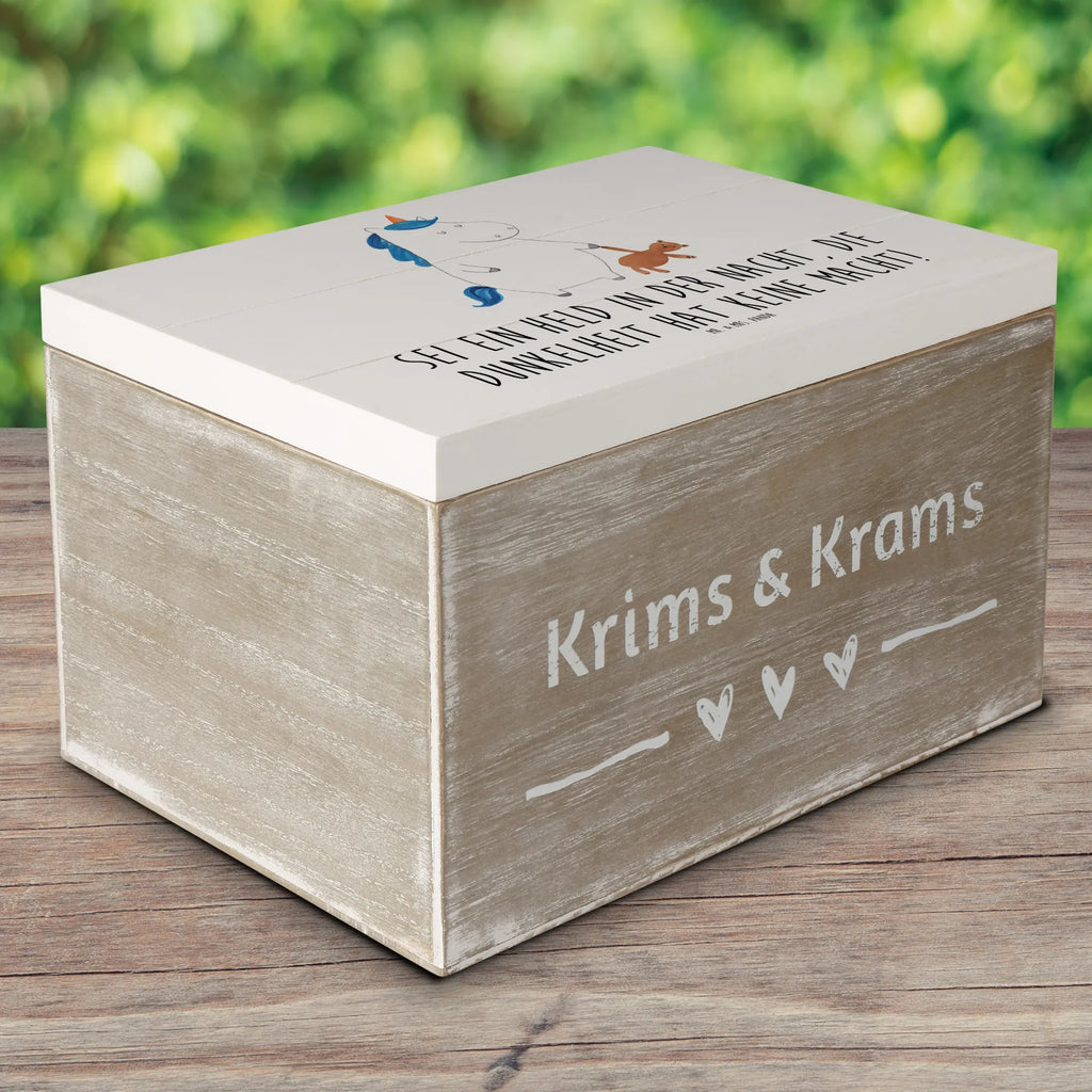 Wooden chest Sei ein Held in der Nacht, die Dunkelheit hat keine Macht! Kiste, Schatulle, Erinnerungskiste, Holzkiste, Dekokiste, Geschenkdose, Aufbewahrungsbox, XXL, Geschenkbox, Erinnerungsbox, Truhe, Schatzkiste